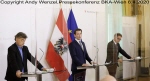 Acrylglasschutz für den Bundeskanzler und Regierungsmitglieder