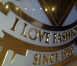gold mirror Lasercut