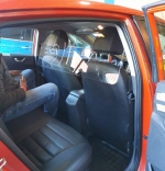 Acrylglas als Trennwand im Taxi